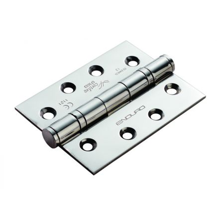 Enduro Grade 13 Ball Bearing P Hinge (Pack Of 3) - Bright Stainless Steel (Pair)