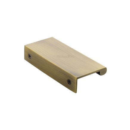 Heritage Brass EPTR Edge Pull Cabinet Handle 50mm Antique Brass finish