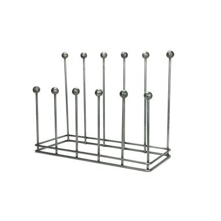 Pewter Six Pair Boot Rack