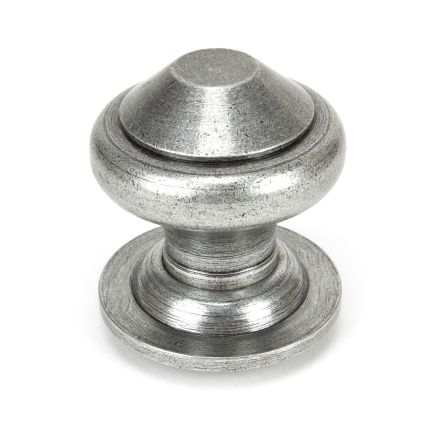 Pewter Regency Centre Door Knob