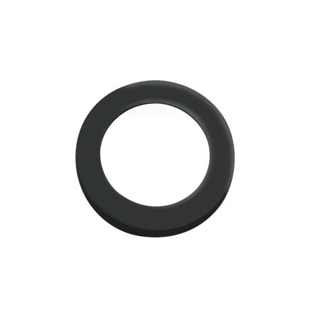 Zoo Hardware Spare round rose (turn & release) - Oscuro Matt Black