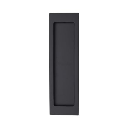 Flush Pull 197mm Matt Black finish