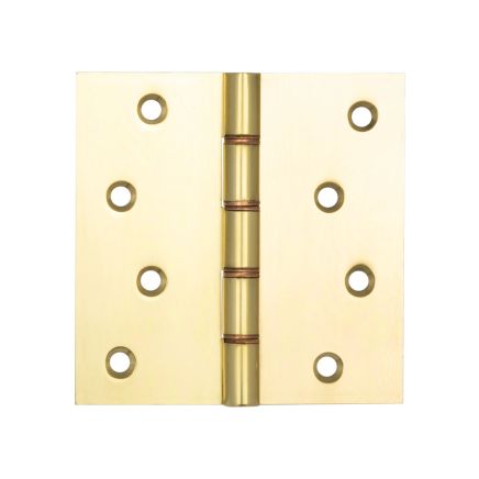 Projection Hinges 102x102x3mm Polished Brass - By Frelan Hardware - J9026PB