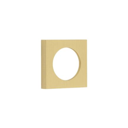 Burlington Plain Square Outer Rose for Burlington Escutcheon Satin Brass - By Frelan Hardware - BUR171SB