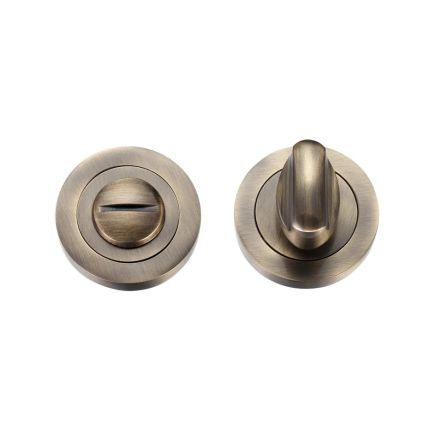 Zoo Hardware Turn & release on round rose - Florentine Bronze