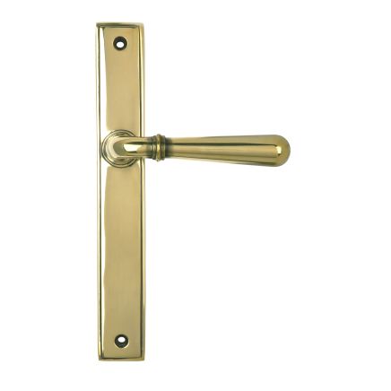 Aged Brass Newbury Slimline Lever Latch Set