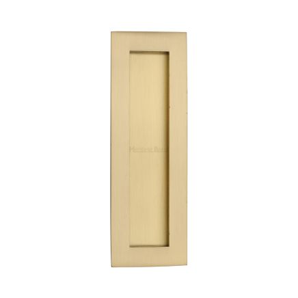 6" Flush Handle Satin Brass