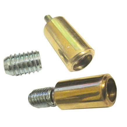 Jedo Locking Sash Stop Polished Brass - By Frelan Hardware - JV4201PB
