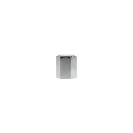 Millhouse Brass Pennington Hexagonal Cylinder Cabinet Knob Handle - Polished Chrome