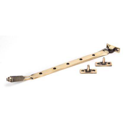 Polished Bronze 12" Reeded Stay