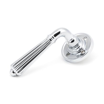 Polished Chrome Hinton Lever on Rose Set