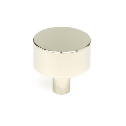 Polished Nickel Kelso Cabinet Knob - 32mm (No Rose)