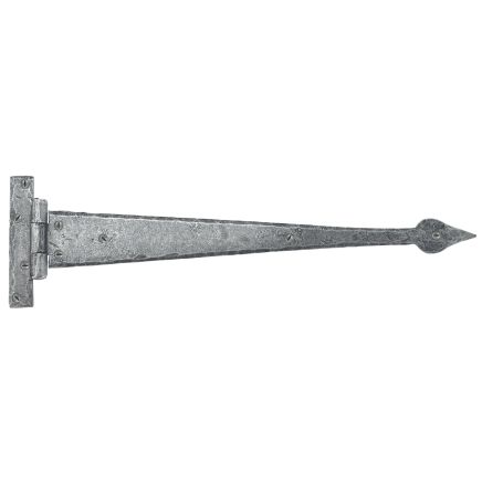 Pewter 18" Arrow Head T Hinge (pair)