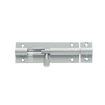 Jedo Brass Straight Barrel Bolts 50x25mm Satin Chrome - By Frelan Hardware - J1001DB