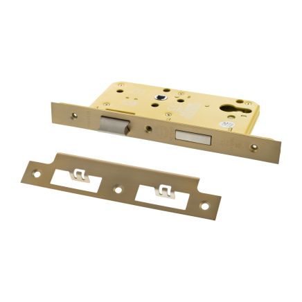 Atlantic DIN Heavy Duty Euro Profile Sashlock Double Throw 60mm backset - Matt Antique Brass