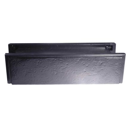 Jedo & Antique Telescopic Letterplates 270x71mm Black - By Frelan Hardware - JAB113
