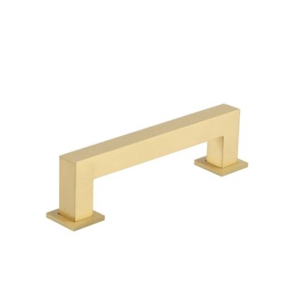 Burlington Trafalgar Square Cabinet Handles 128mm Satin Brass - By Frelan Hardware - BUR211SB