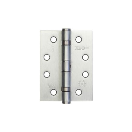 Jedo Grade 11 Steel Ball Bearing Hinges 102x76mm Satin Chrome - By Frelan Hardware - J8500SC