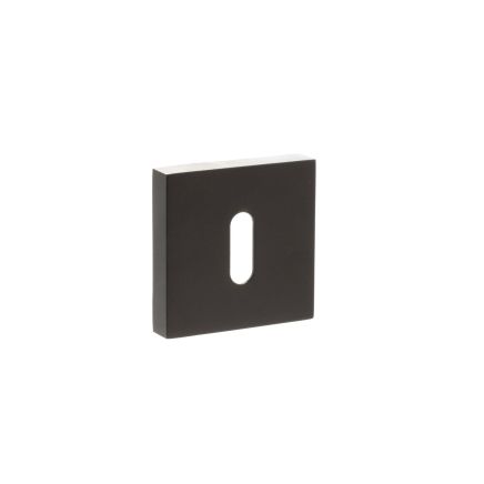 STATUS Key Escutcheons on S4 Square Rose - Urban Dark Bronze (Pair)