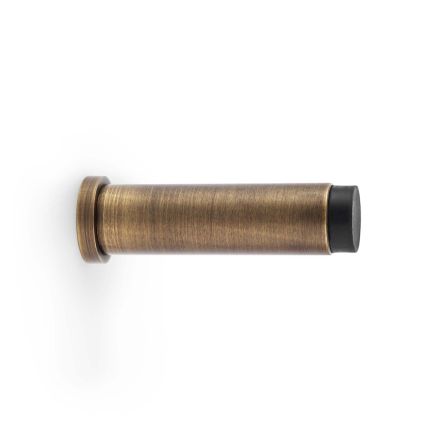 Alexander & Wilks - Plain Projection Cylinder Door Stop - Antique Brass