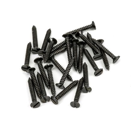 Dark Stainless Steel 10x1¼" Countersunk Screws (25)