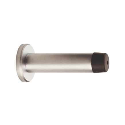 Wall Mounted Door Stop - Satin Chrome