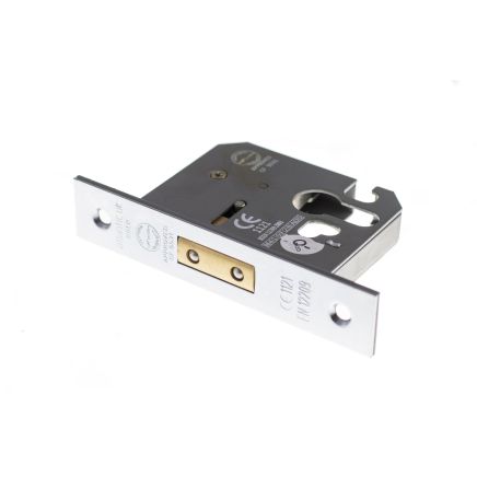 Atlantic Euro Deadlock [CE] 3" - Polished Chrome