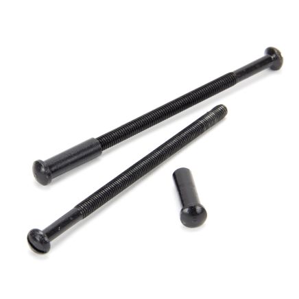 Black 5mm Male & Female Screws(2) --No Slots
