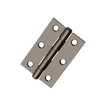 NON CE Mild Steel Butt Hinges - Black Nickel