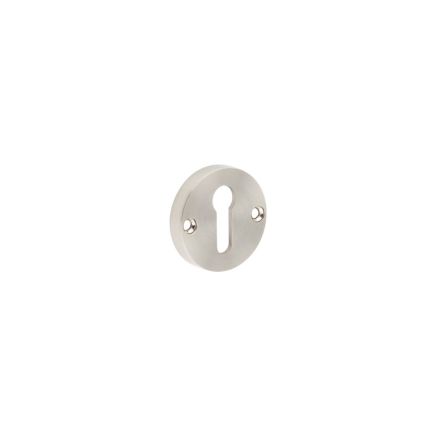 Contemporary Satin Nickel Escutcheons for Mortice Knobs - By Frelan Hardware - JV866SN