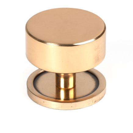 Polished Bronze Kelso Cabinet Knob - 38mm (Plain)