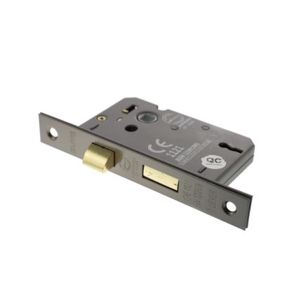 Atlantic 3 Lever Key Sashlock [CE] 2.5" - Black Nickel