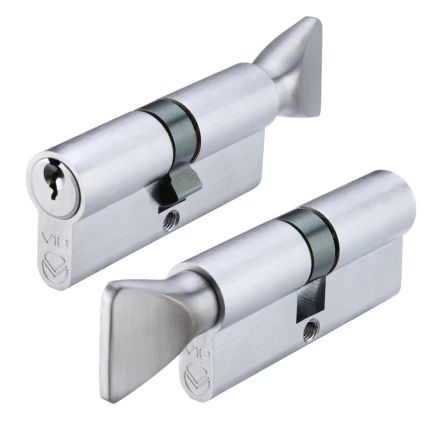 Zoo Hardware V10 Cylinder and turn - Satin