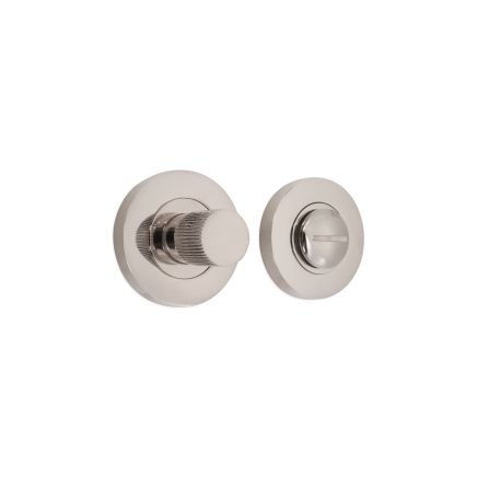 Linear Knurlmond Thumb Turn & Release Polished Nickel