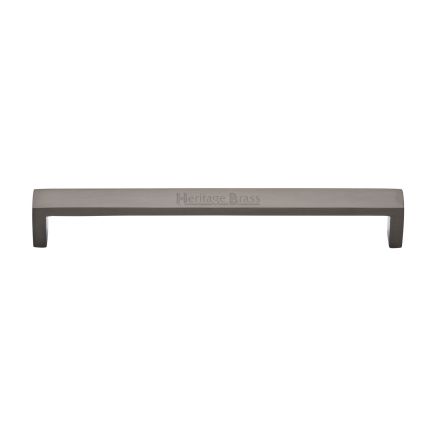 Heritage Brass Cabinet Pull Wide Metro Design 192mm CTC Matt Bronze Finish