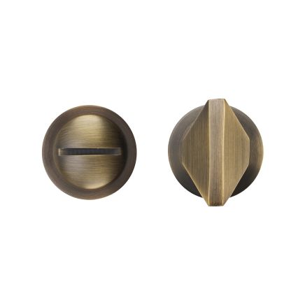 Zoo Hardware Turn and Release - Rosso Mini - Antique Brass