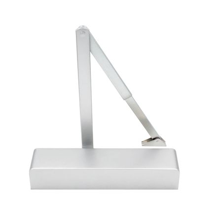 Zoo Hardware Adjustable Size 3 to 6 Door Closer - Silver