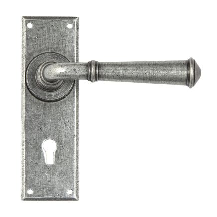 Pewter Regency Lever Lock Set