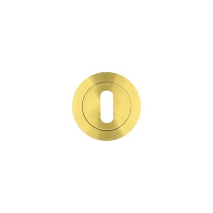 Zoo Hardware Standard profile round escutcheon - Satin Brass