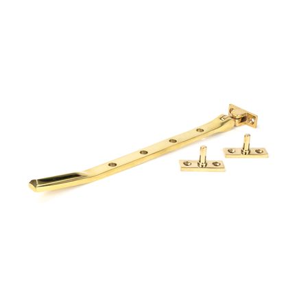 Polished Brass Art Deco 10" Stay