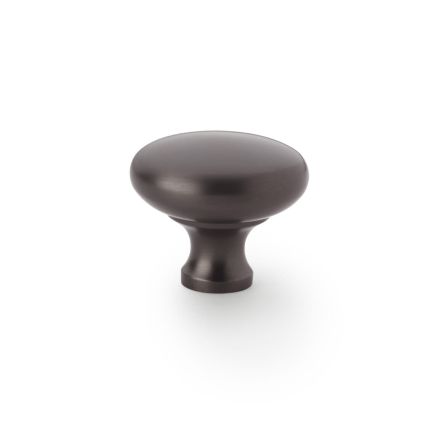 Alexander & Wilks - Wade Round Cupboard Knob - Dark Bronze - 38mm